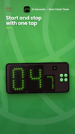 24 Seconds — Shot Clock Timer screenshot