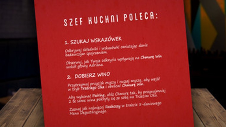 The Wine Pairing of Adrian Chmielarz screenshot