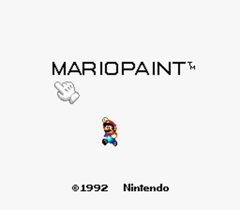 Mario Paint screenshot