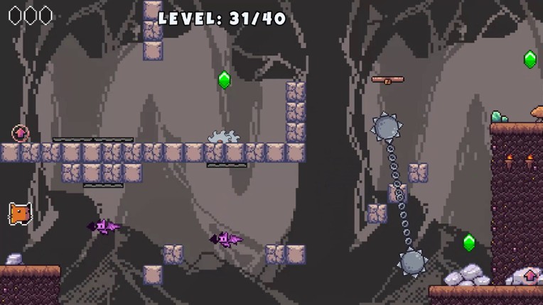 Meow and the Diamond Jump screenshot