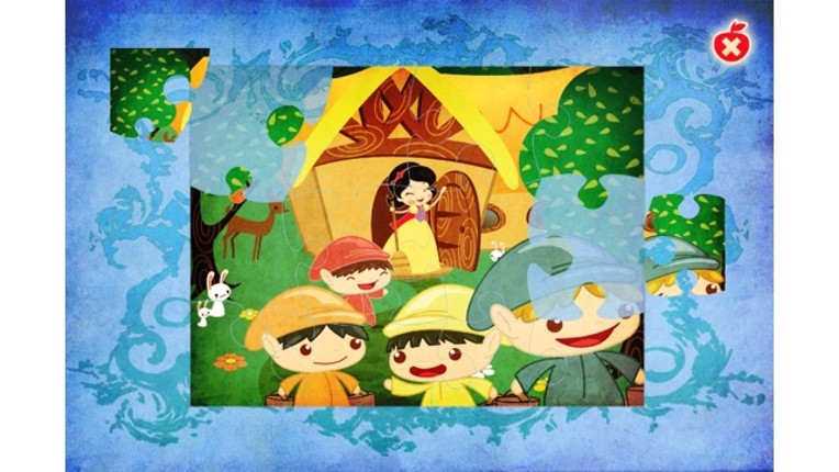 SnowWhite and the 7 Dwarfs - Cards Match Game - Jigsaw Puzzle - Book (Lite) screenshot