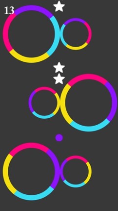 Steppy Jump Circle Color - Switch Spinny Balls On Wanted Road screenshot