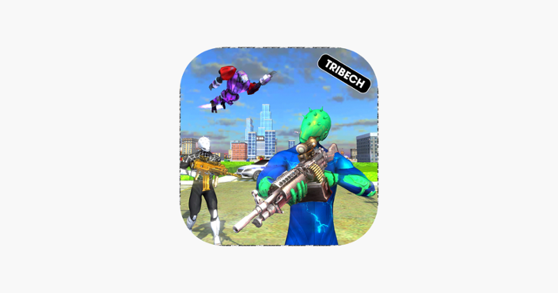 Superhero Vs Robot Fight Game Cover