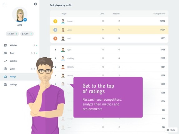 Web Tycoon – online strategy screenshot