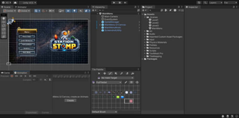 2D Platformer - Station Stomp screenshot