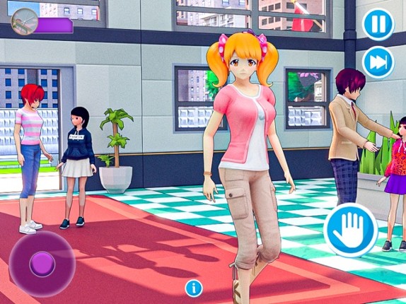 Anime High School Teacher 3D screenshot