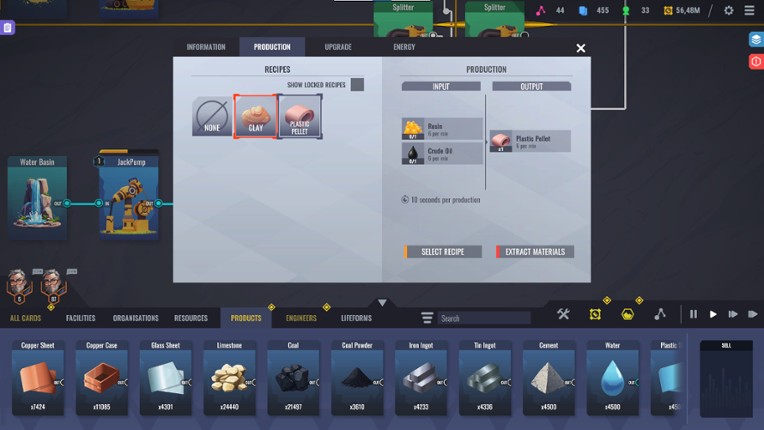 Factory Planner screenshot