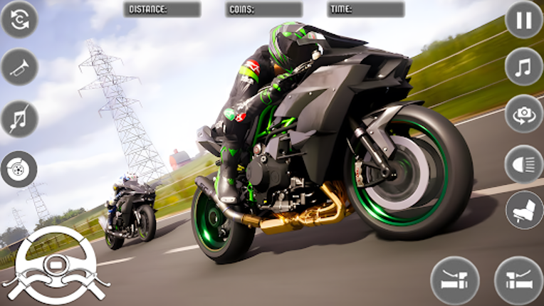 Open World City Bike Driving Image