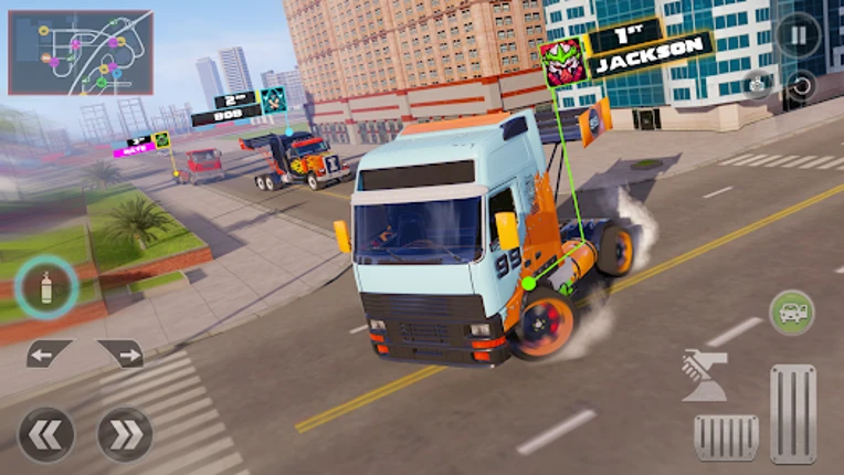 Truck Racing Car Driving Games screenshot