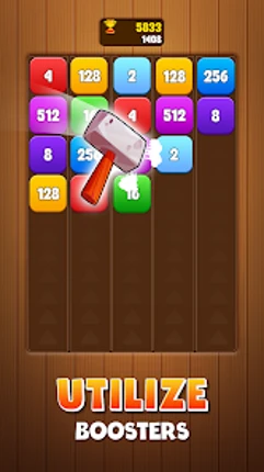 Wood Number Merge Image