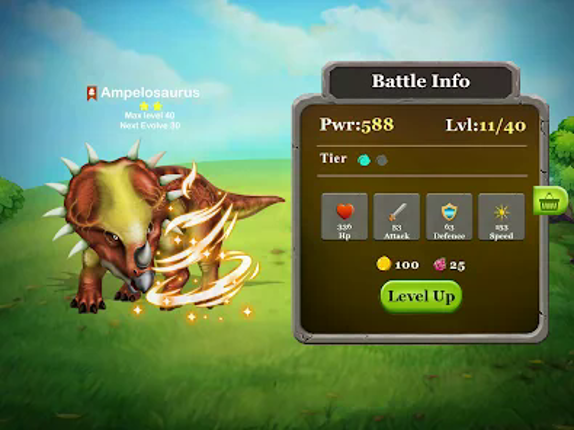 Dino Battle screenshot