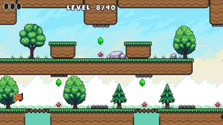 Meow and the Diamond Jump screenshot