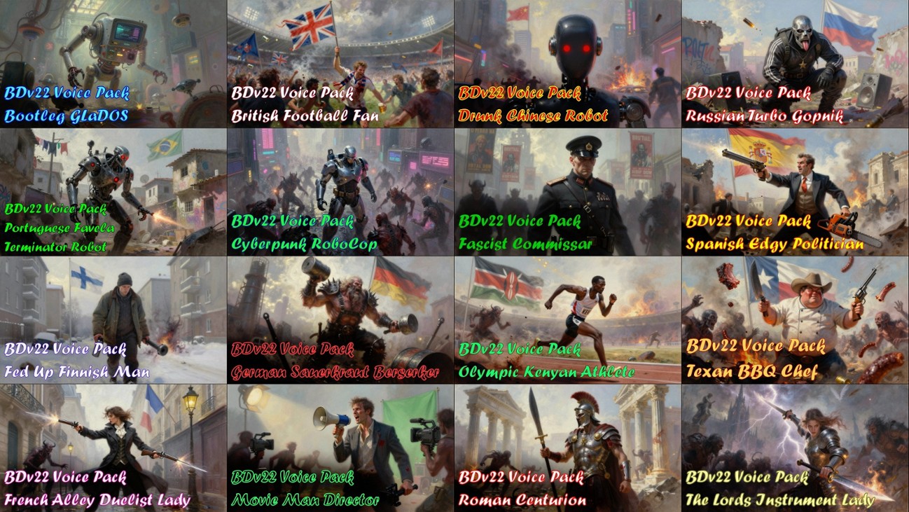 Games like RC's Brutal Doom Voicepack Collection