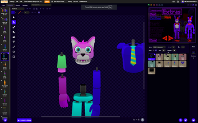 Remi Rabbit's Burger Bar 2.0 (FNaF Fangame) screenshot