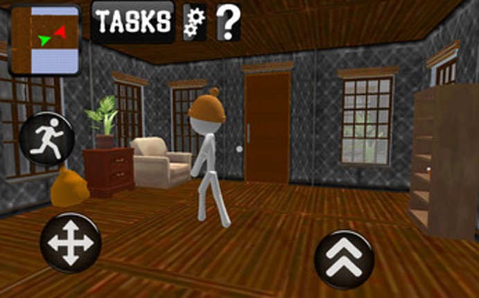 Snowman Neighbor House Image