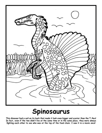 The Coloring Book of (Completely Inaccurate) Dinosaurs screenshot