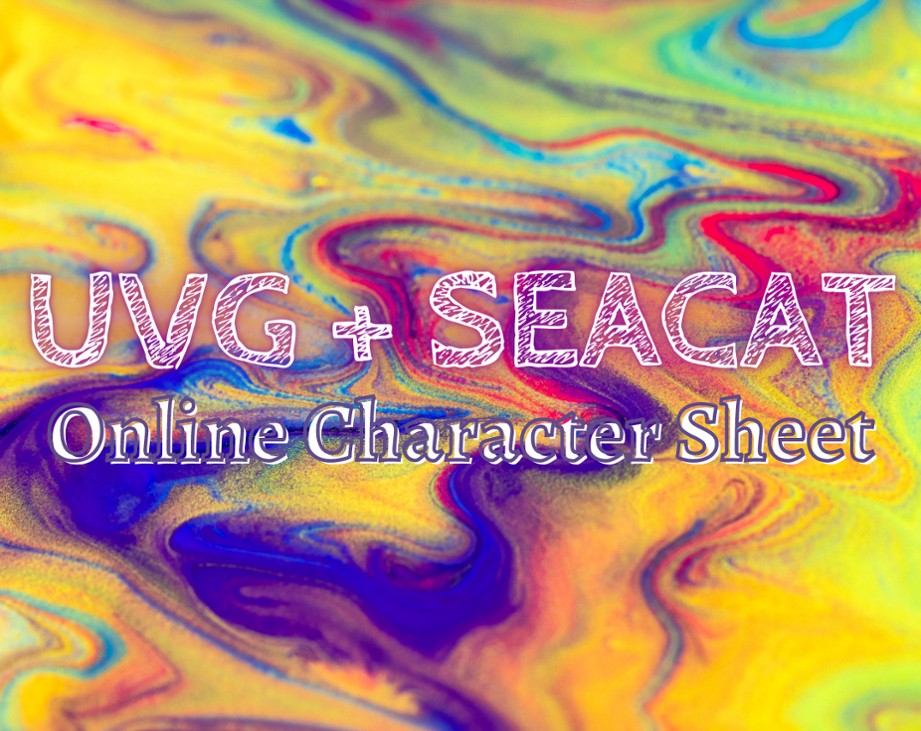 Games like UVG + SEACAT Online Character Sheet
