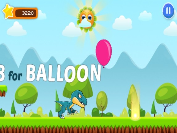 ABC Dinosaur Runner For Kids Alphabet Learning screenshot