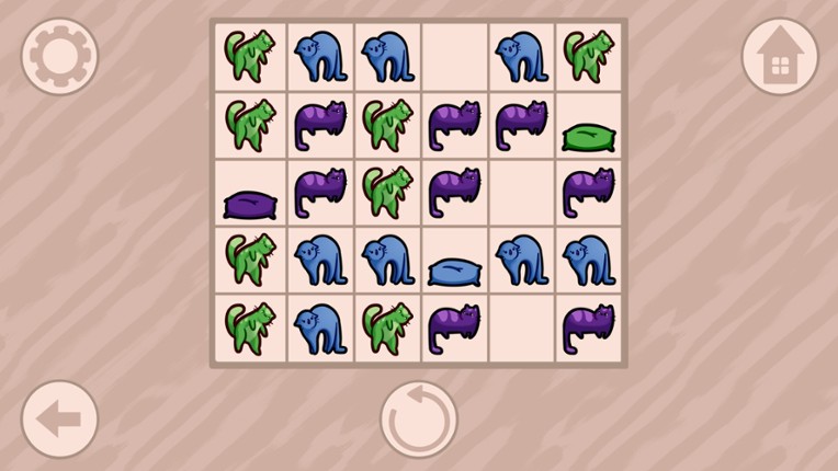 Cat Palette: Merging Colorful Kittens screenshot