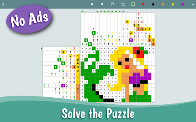 Pic-a-Pix: Nonogram Color Image