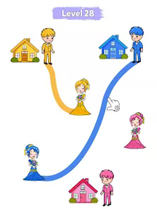 Wedding Rush: Draw Puzzle screenshot