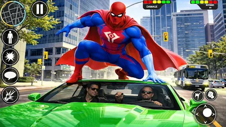Speed Hero: Flying Spider Hero Image