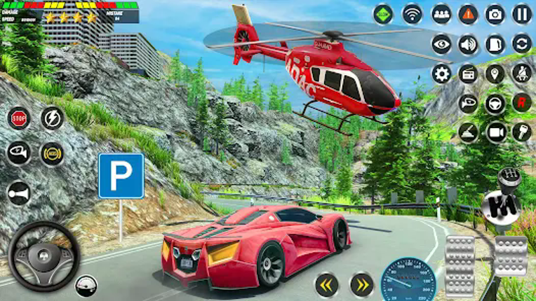 Modern Prado Parking Games 3D screenshot