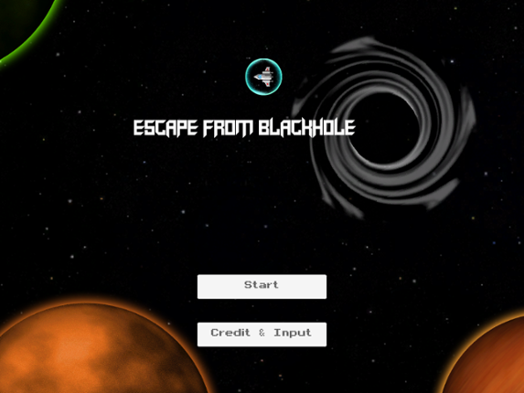 Escape from blackhole Game Cover