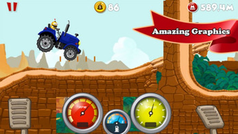 Tractor Games Toto Race Desert Image