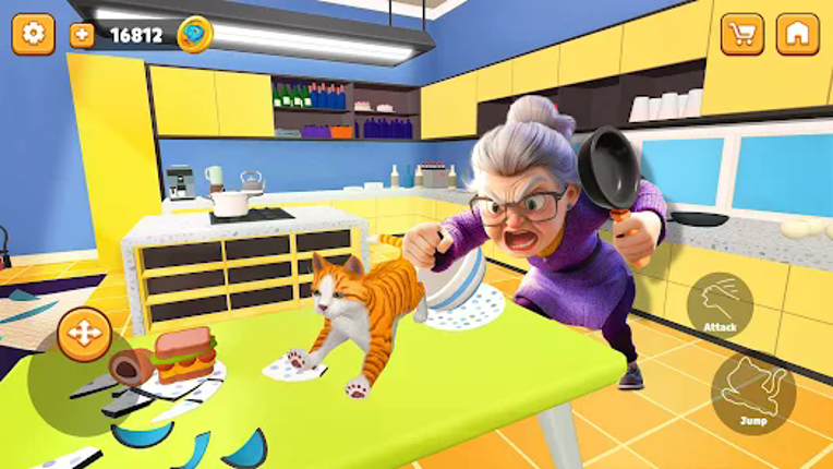 Naughty Cat: Virtual Cat Chaos screenshot