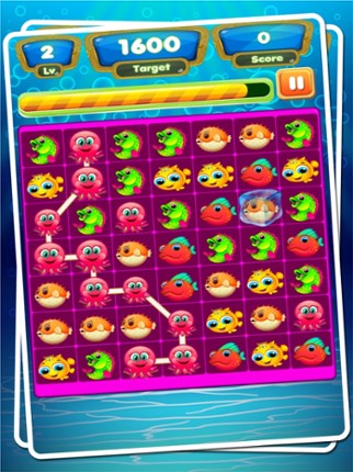 Ocean Fish Mania - Best Ocean Blast Match 3 Game screenshot