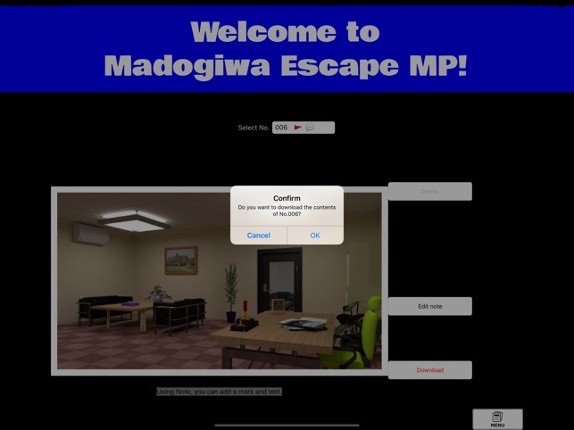 Portal of Madogiwa Escape MP screenshot