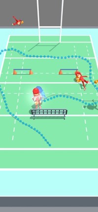 Rugby Knock Down 3D Image