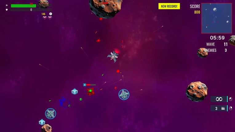 Space Battle: Mayhem Game screenshot