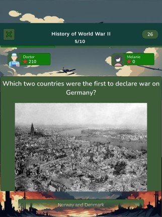 World War 2 Knowledge Quiz screenshot