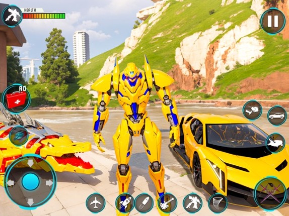 Crocodile Robot War Fighter screenshot