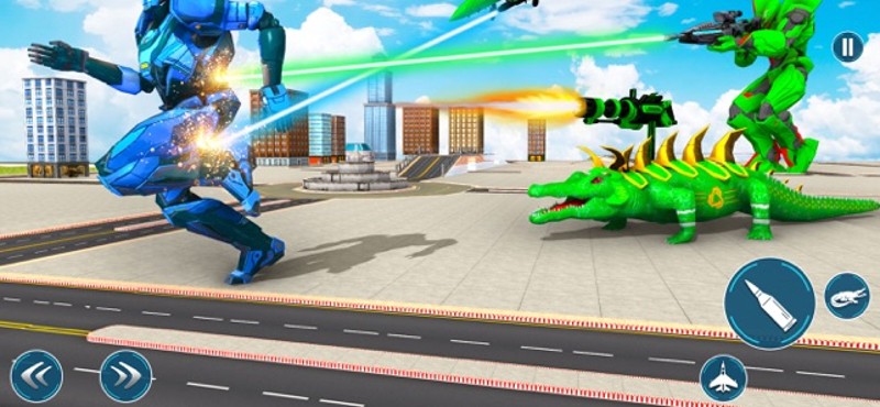 Crocodile Robot War Fighter screenshot