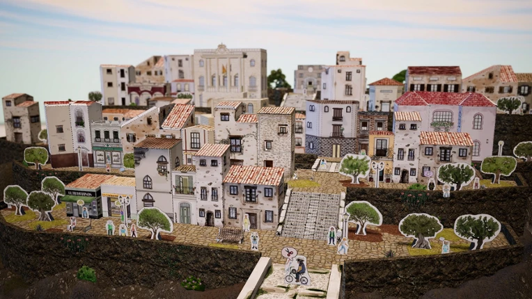 Cutout Village screenshot