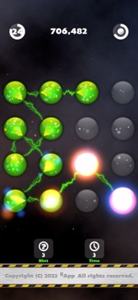 Dot Line Lightning Image