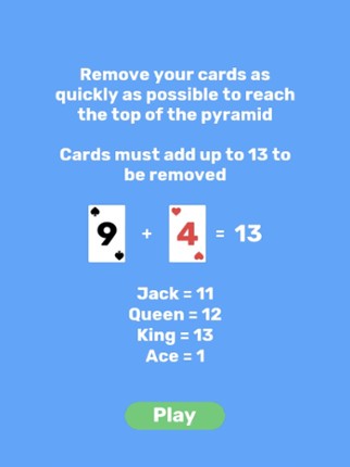 Endless Pyramid Solitaire Image
