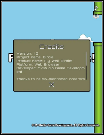 Fly Well Birdie Image