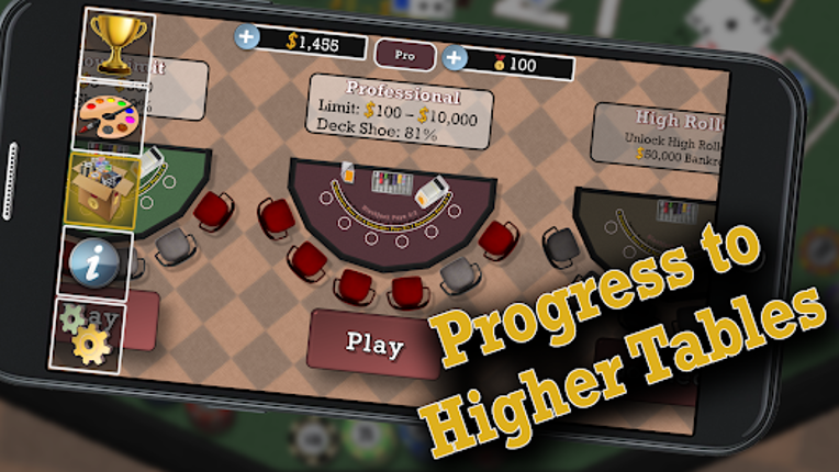 Advanced 21 Blackjack screenshot