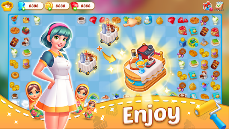 Cuisine Story: Merge & Decor screenshot