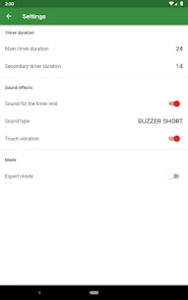 24 Seconds — Shot Clock Timer screenshot