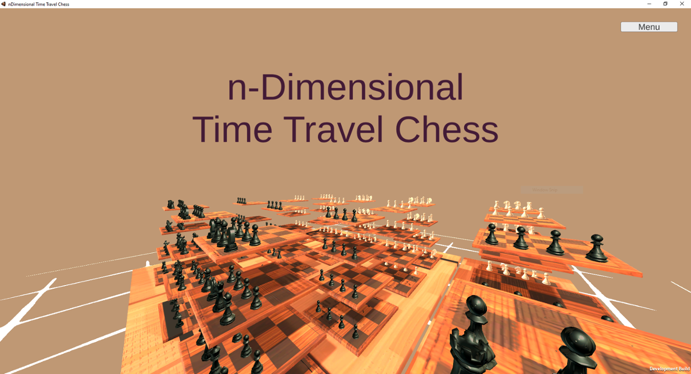 Games like nDimensional Time Travel Chess