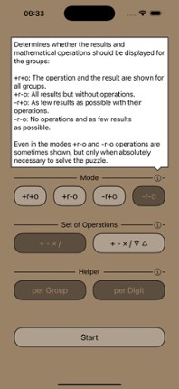 Opdoku = Calcudoku + Mathdoku screenshot