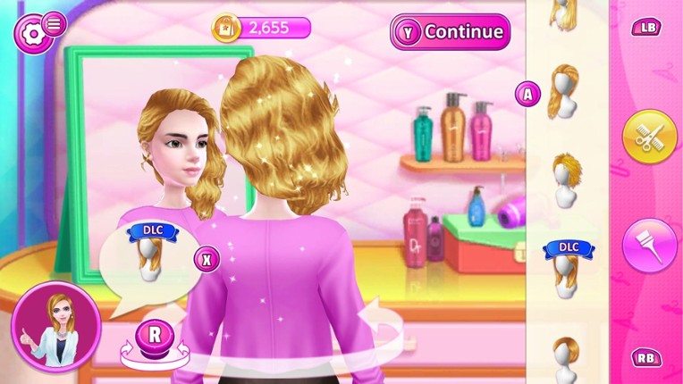 Stylist Girl: Gold Edition screenshot