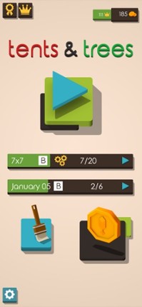 Tents and Trees Puzzles Image