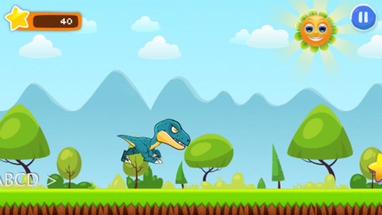 ABC Dinosaur Runner For Kids Alphabet Learning screenshot