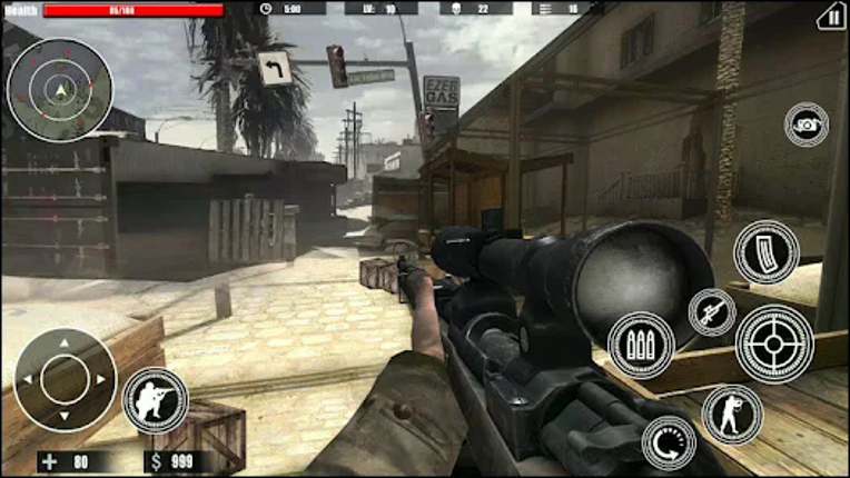 WW2 Sniper Gun War Games Image